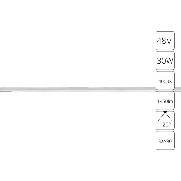 Магнитный трековый светильник Arte Lamp OPTIMA A7265PL-1WH | Дом Декора