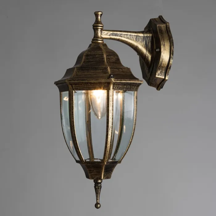 Уличный настенный светильник Arte Lamp PEGASUS A3152AL-1BN | Дом Декора