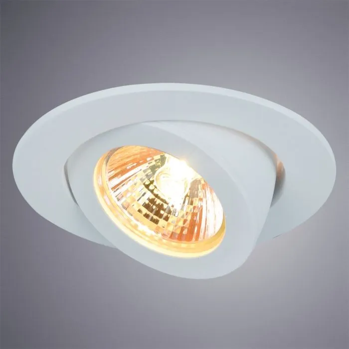 Точечный встраиваемый светильник Arte Lamp ACCENTO A4009PL-1WH | Дом Декора