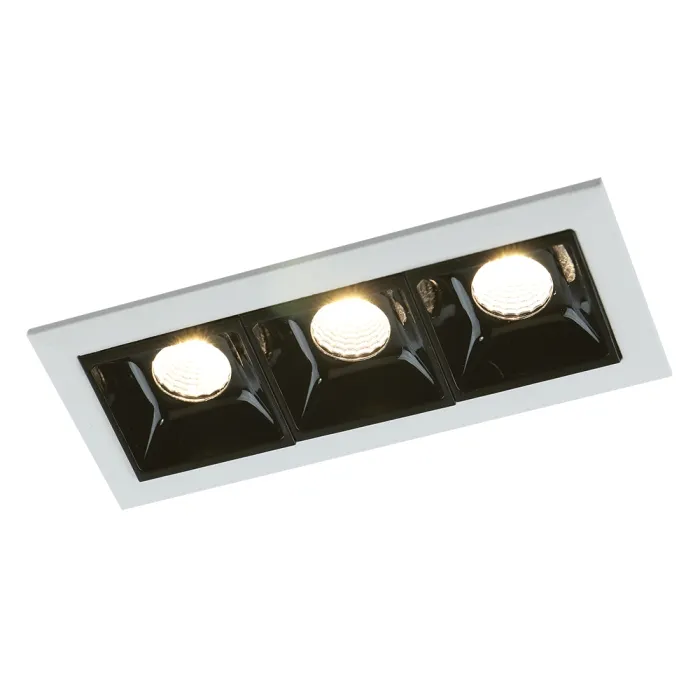 Точечный встраиваемый светильник Arte Lamp GRILL A3153PL-3BK | Дом Декора