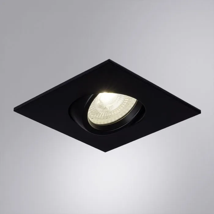 Точечный встраиваемый светильник Arte Lamp GIRO A2866PL-1BK | Дом Декора