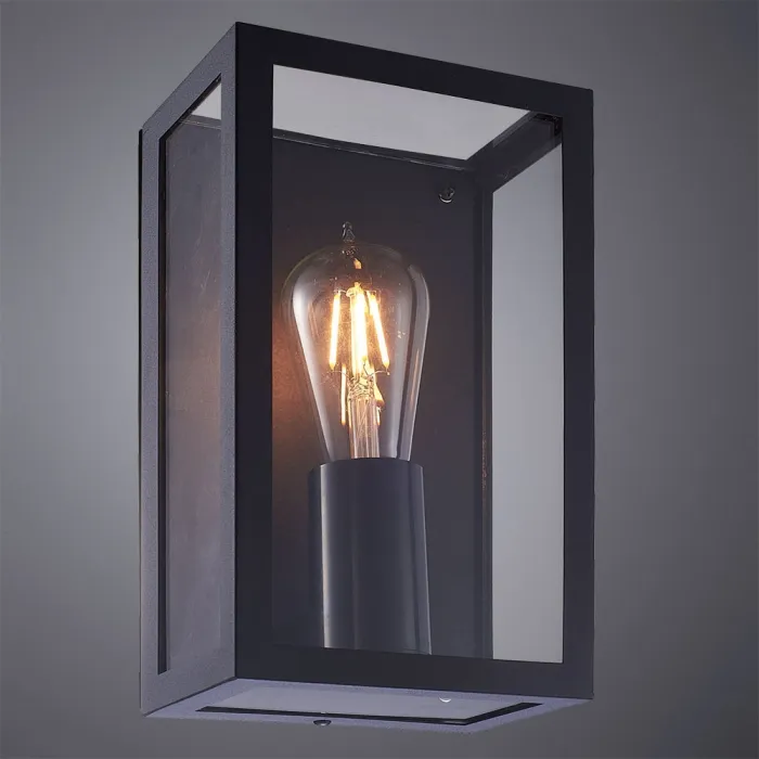 Уличный настенный светильник Arte Lamp BELFAST A4569AL-1BK | Дом Декора