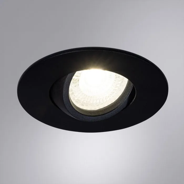 Точечный встраиваемый светильник Arte Lamp GIRO A2867PL-1BK | Дом Декора