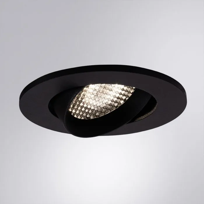 Точечный встраиваемый светильник Arte Lamp FUJI A2865PL-1BK | Дом Декора