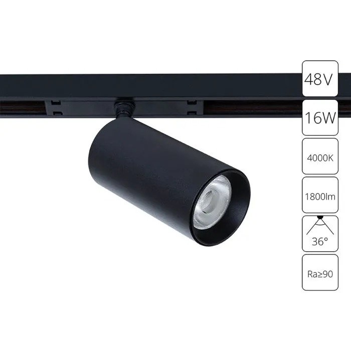 Магнитный трековый светильник Arte Lamp OPTIMA A7262PL-1BK | Дом Декора