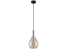 NEWPORT 7230 7231/S mat.black cognac , Подвесной светильник, Matte black Cognac glass+matte white glass D15*H28,8/250 cm G9 1*7W