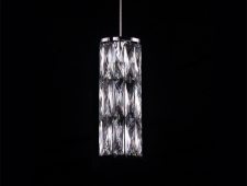 NEWPORT 10120 10121/S , Подвесной светильник, Chrome Clear crystal D12*H31,5/250 cm E27 1*40W
