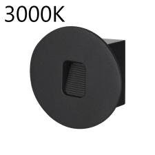 6651/1WL3 NATURE ODL25 695 черный/металл Подсветка для лестниц IP65 LED 1W 3000K 60° AC85-265V VITTY