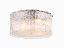 NEWPORT 10820 10826/PL , Потолочный светильник, Nickel Clear crystal D40*H20 cm E14 6*25W