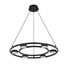 Подвесные 8340/6 moderni ln26 254 черный, металл люстра подвесная gx53 led 6*7w 220v torina