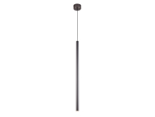 NEWPORT 15000 15105N/S grafit black , Подвесной светильник, Grafit black D2,5*H70/250 cm LED 5W 350Lm 4000K