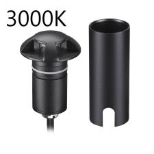 6662/3GL3 NATURE ODL25 691 черный/металл Встраиваемый грунтовый светильник IP67 LED 3W 3000K 60° 12V/24V WALD (нужен драйвер 357781/357782)