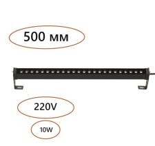 7040/10WL NATURE ODL25 679 черный/металл Фасадный поворотный на 180° светильник IP65 LED 10W 3000K 24° 759Лм AC220-240V GRAZE
