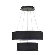 Подвесные 8373/55l ledio ln26 257 черный, металл/текстиль/силикон люстра подвесная led 55w 3000/4000/6000k 220v sava